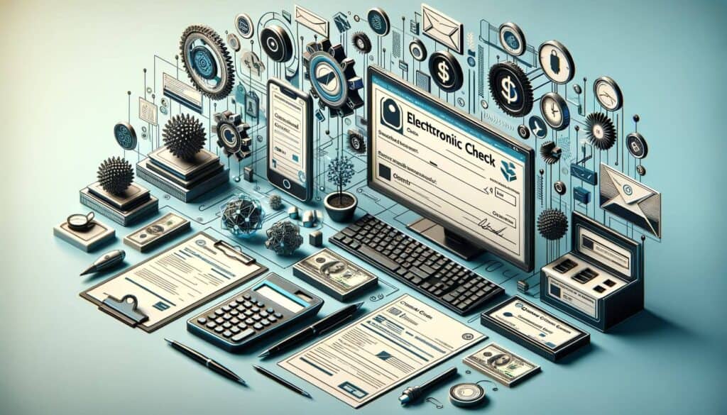 Setting Up an Electronic Check