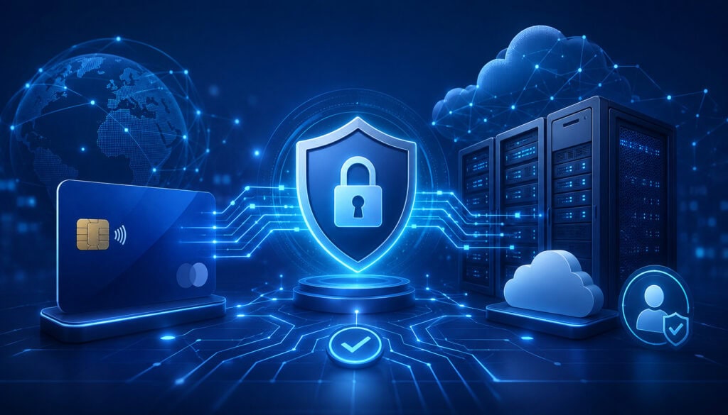 Secure server-side payment processing with PCI DSS protection